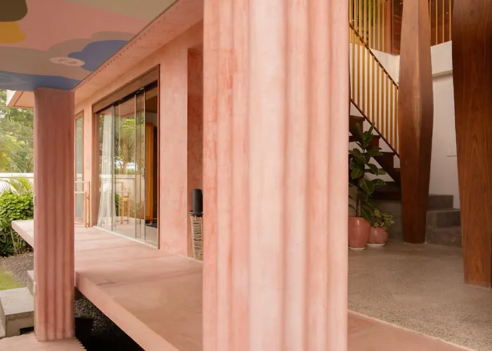 Kado Kubu Modern Tropical 2br Pink With Sky Pool With Ocean Views In Villa *