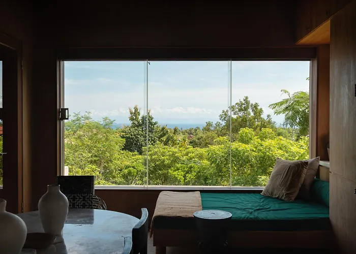 Kado Kubu Modern Tropical 2br Pink With Sky Pool With Ocean Views In Uluwatu (Bali)